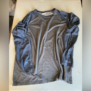 Columbia Omni-Wick Men's Gray Long Sleeve Shirt
